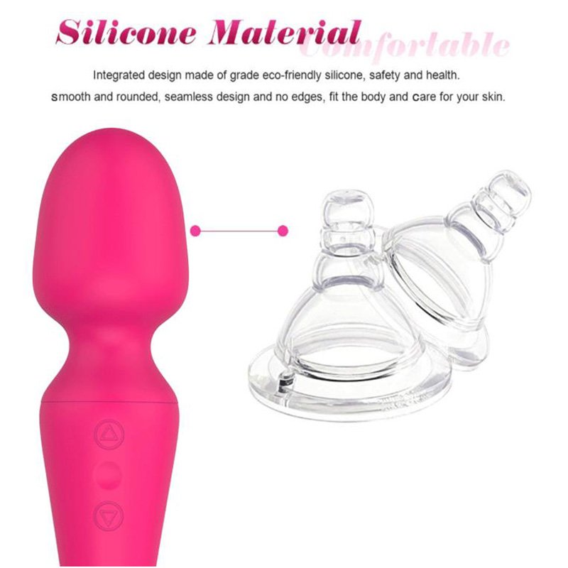 Hot Sale G Spot Vagina Vibrator, Best Clitoris Dildo Anal Soft Wand Massager Sex Toys For Woman