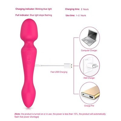 Hot Sale G Spot Vagina Vibrator, Best Clitoris Dildo Anal Soft Wand Massager Sex Toys For Woman