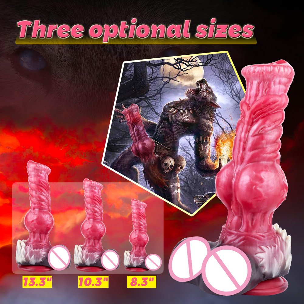 2023 YOCY New Arrival OEM/ODM Different Sized Dildos Wolf King Animal Anal Plug Dog Knot Penis Sex Toys for Women