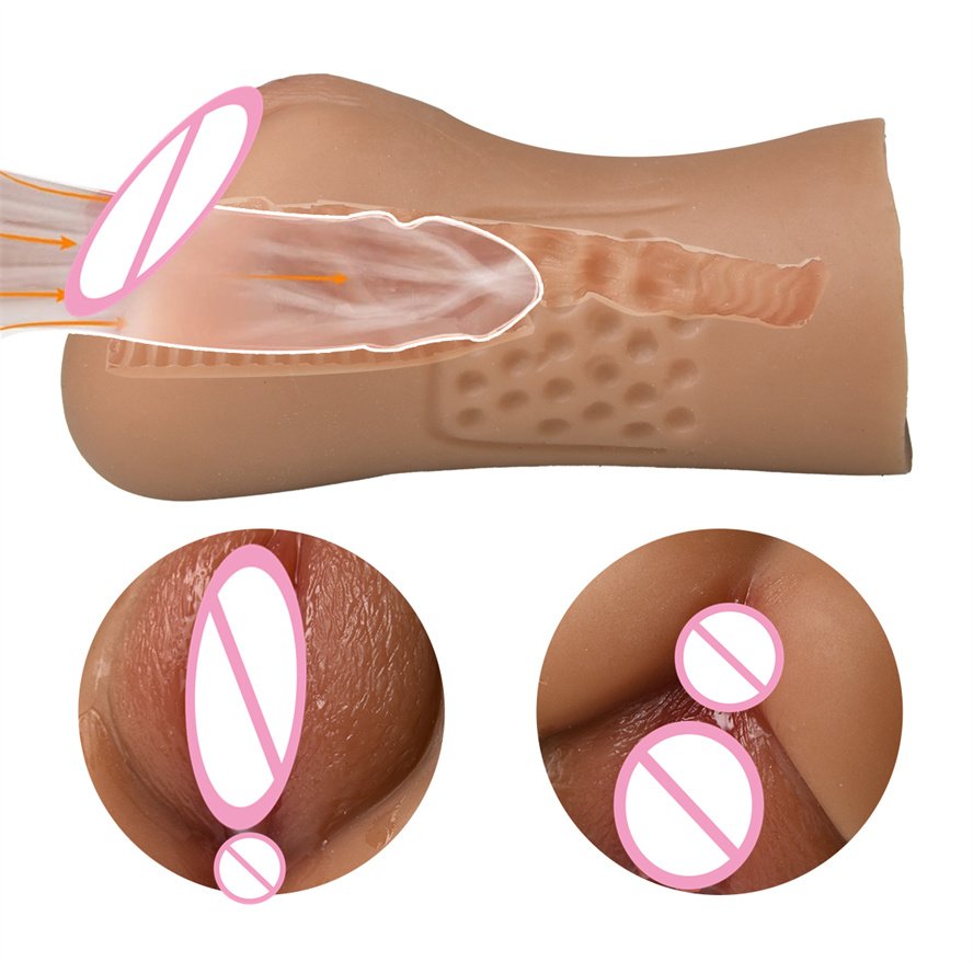 Adult Sex Toys Anal Man Masturbator Cup Realistic Pocket Pussy Vagina For Men TPE masturbator for men