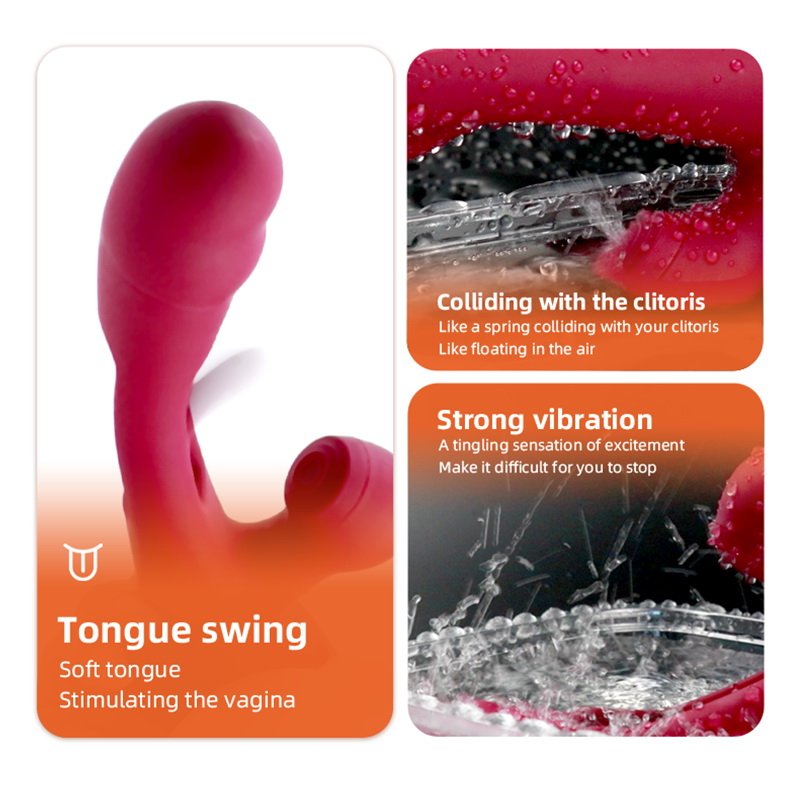 36 Vibration Modes Flapping Clitoral Anal toys Couples Dildo Vibrators G Spot Vibrator Adult Sex Toys for Women Rose Sex Toy
