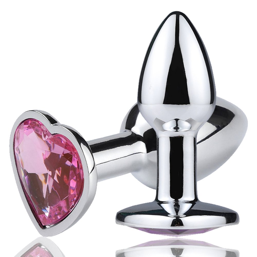 REDBURG Mini Aluminum Alloy Heart Base Anal Plug Sex Toys for Women and Men Anal Toys for Pleasure Juguetes Sexuales SM