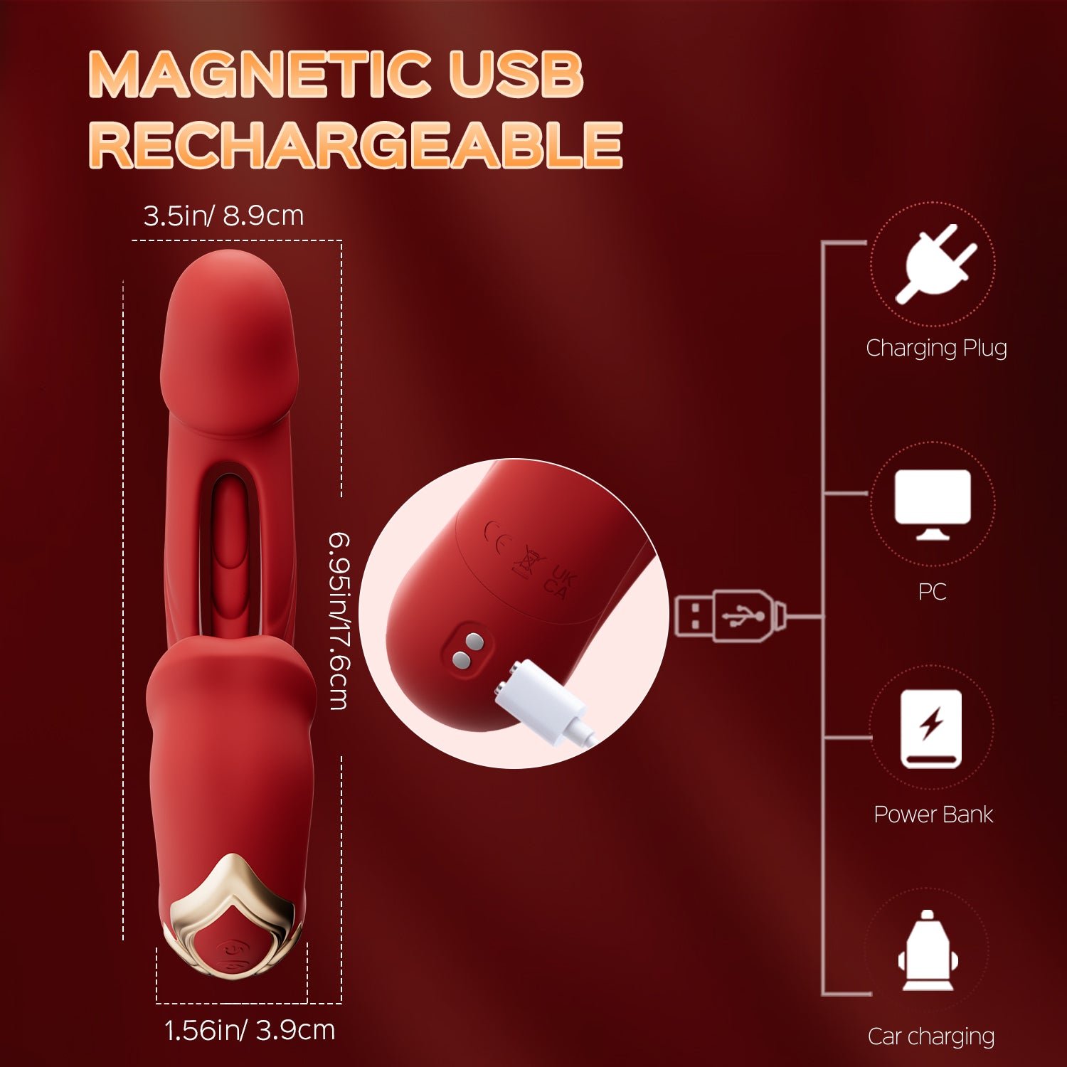 3-in-1 Silicone Personal Massager Female G-spot Vibrator Clitoral Anal Stimulation Tapping Flapping Dildo Vibrator For Women