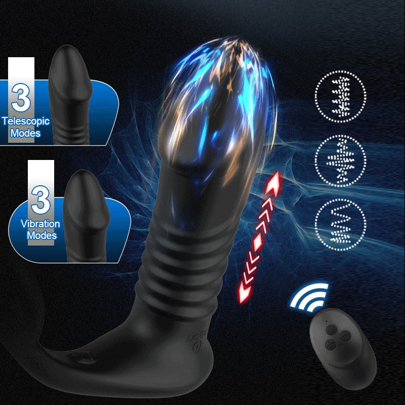 Wholesale Silicone Dildo Butt Plug Sex Toys Vibrating Prostate Massager Ring Anal Plug Penis Cock Ring Sex Vibrator Toy For Men