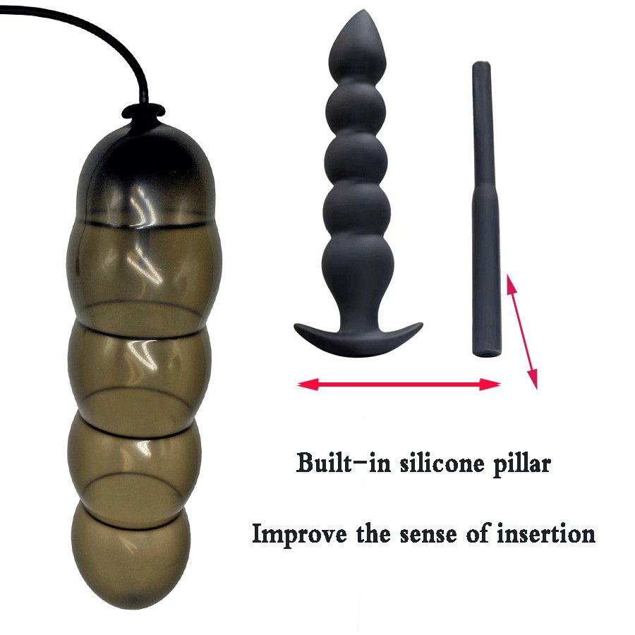 A-10 Inflate Butt Plug Male Prostate Massager For Men Masturbation Big Anal Plug Inflatable Sex Anal Plug Sex Toy Tail Vibrator