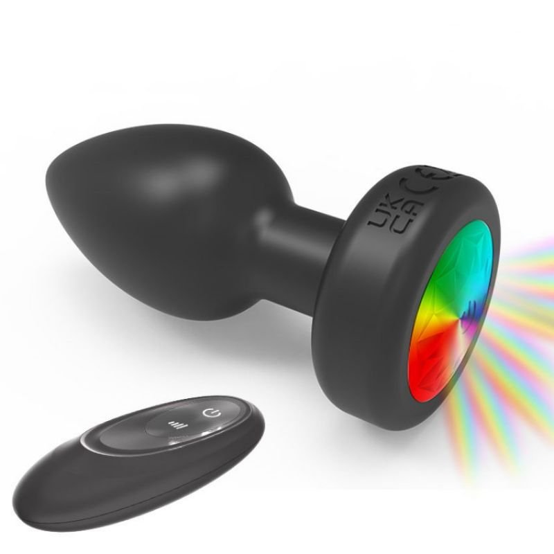 Dropshipping Wireless Remote Control Luminescent Vibrator Anal Plug For Masturbation Sex Toys