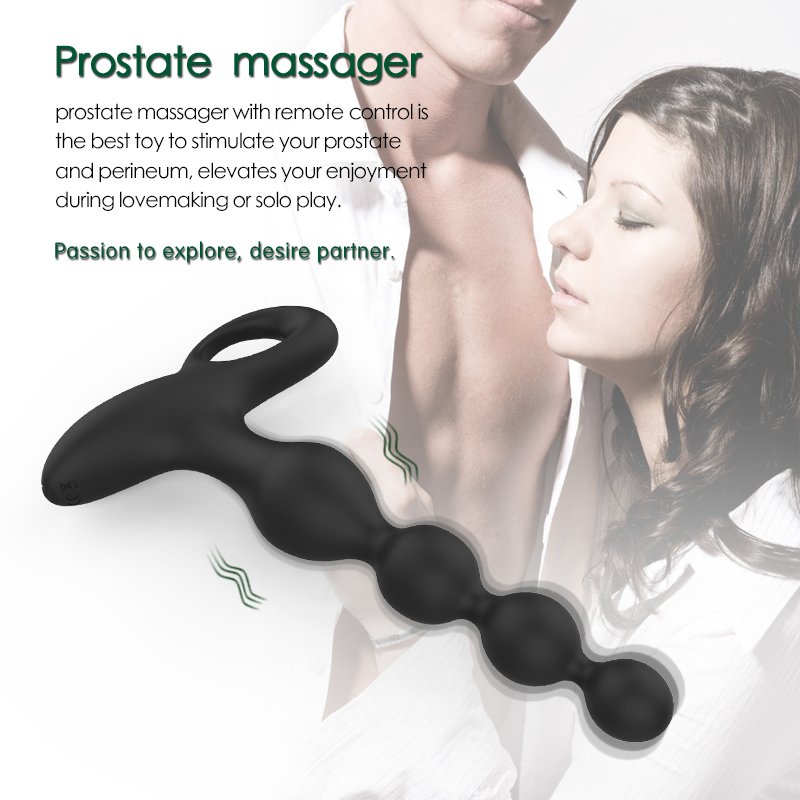 Y.Love Sex Toys Men Vibrator Vagina Electric Male ProstateWaterproof Silicone Anal Toys Butt Plugg for Man Anal G Spot Man Toys