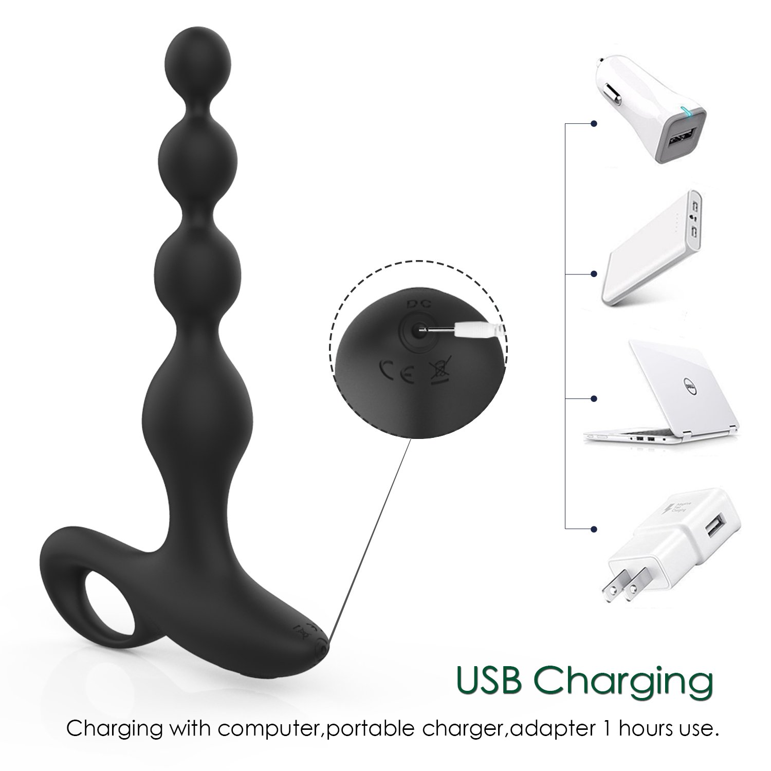 Y.Love Sex Toys Men Vibrator Vagina Electric Male ProstateWaterproof Silicone Anal Toys Butt Plugg for Man Anal G Spot Man Toys