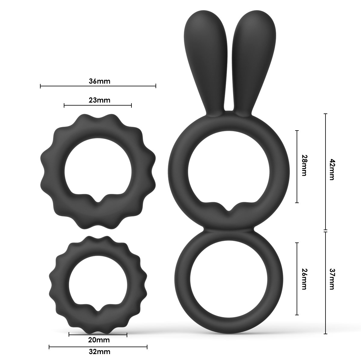 Silicone Cock Ring Gay Exotic Extension Flexible Size Adult Anal Sex Toys Male Penis Cock Ring sex toys for men