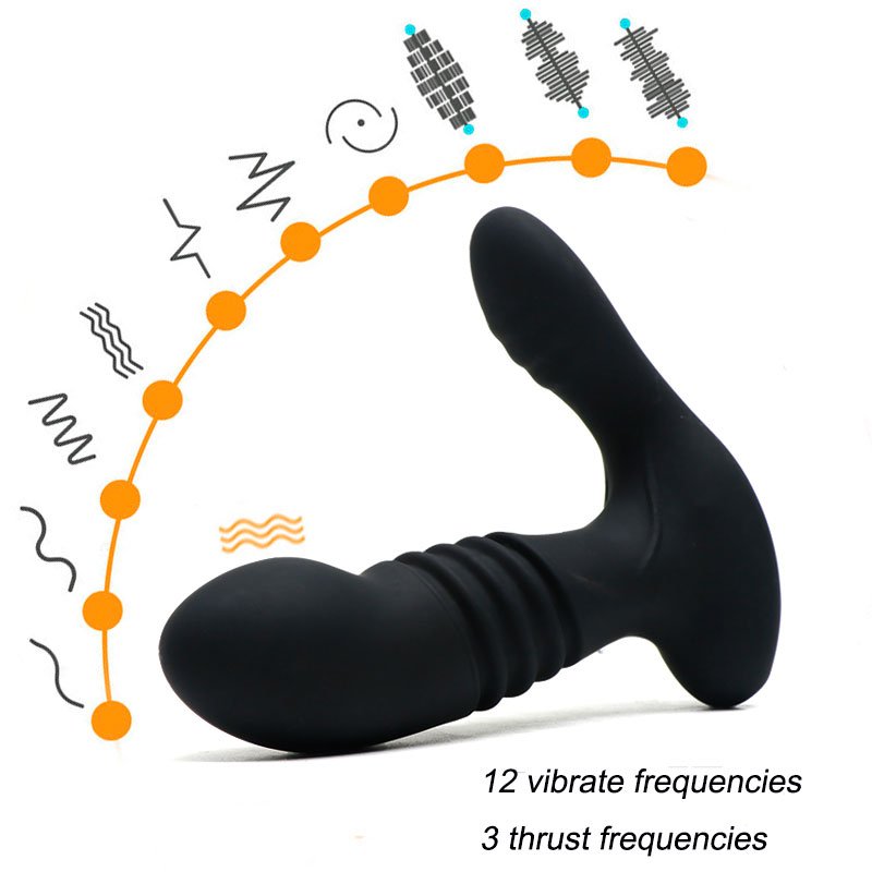 Anal Plug Vibrator With Wireless Remote Control Prostate Sex Toy Tail Vibrator Massager Electric Sex Toy For Men Male Adult