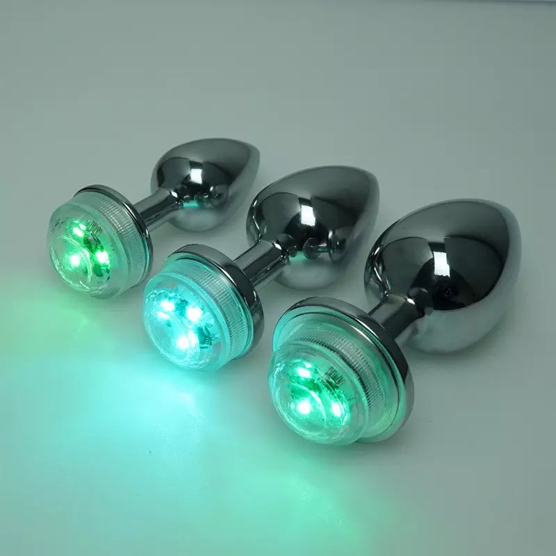 Color Changing Anus Enlarge Anal Butt Plug Remote Anal Dildo Sex Toys For Women Anal Plug with Led Light