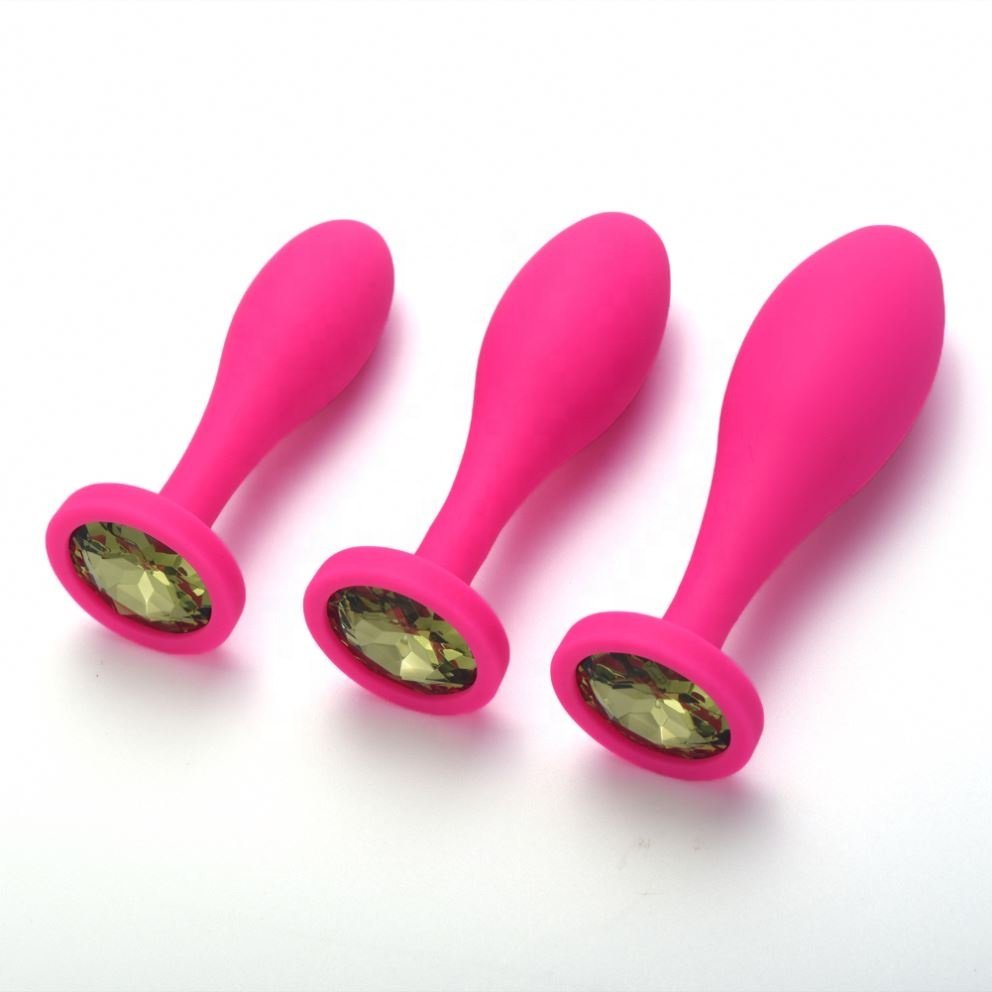 Girlspower Silicone Anal Trainer Butt Plug Anal Plug Sex Toys For Men And Women Sex Adult Toys Unisex 3 Different Size