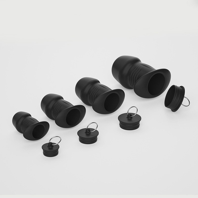 Hot Selling Silicone Butt Plug Hollow Anal Vaginal Speculum Dilator BDSM Enema Sex Toys for Couples Men