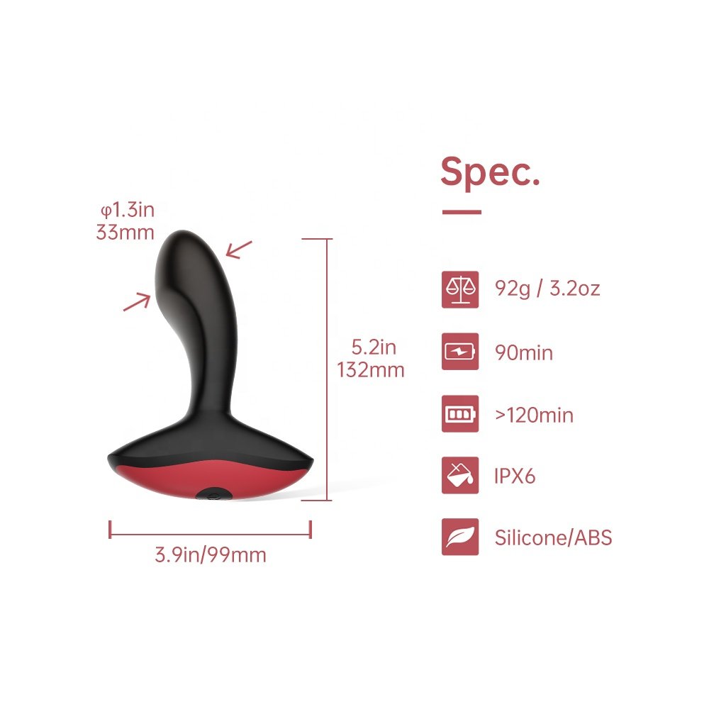 Prostate Massager Smart Anal Plug Remote Control Vibrator men Sex Toy For Man Masturbator Silicone Anus Climax Butt Plugs