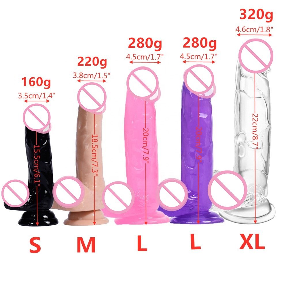Realistic Dildo With Suction Cup Jelly Huge Dildo Anal Sex Toys For Woman Multiple Size Big Penis Butt Plug Erotic Toy Sex Shop%