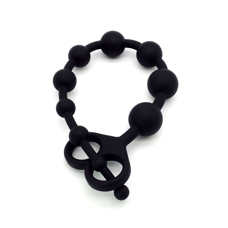 sex toys Silicone pull bead Silicone anal plug anal bead long 10 pull beads super long anal plug
