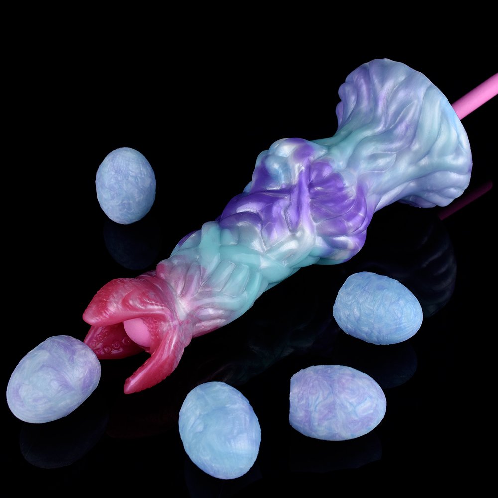 YOCY Fantasy Manual Ovipositor Toy anal Dildo Silicone Lay Egg Anal Plug Giant Alien Dildo Anal Stimulation Adult Sex Toys