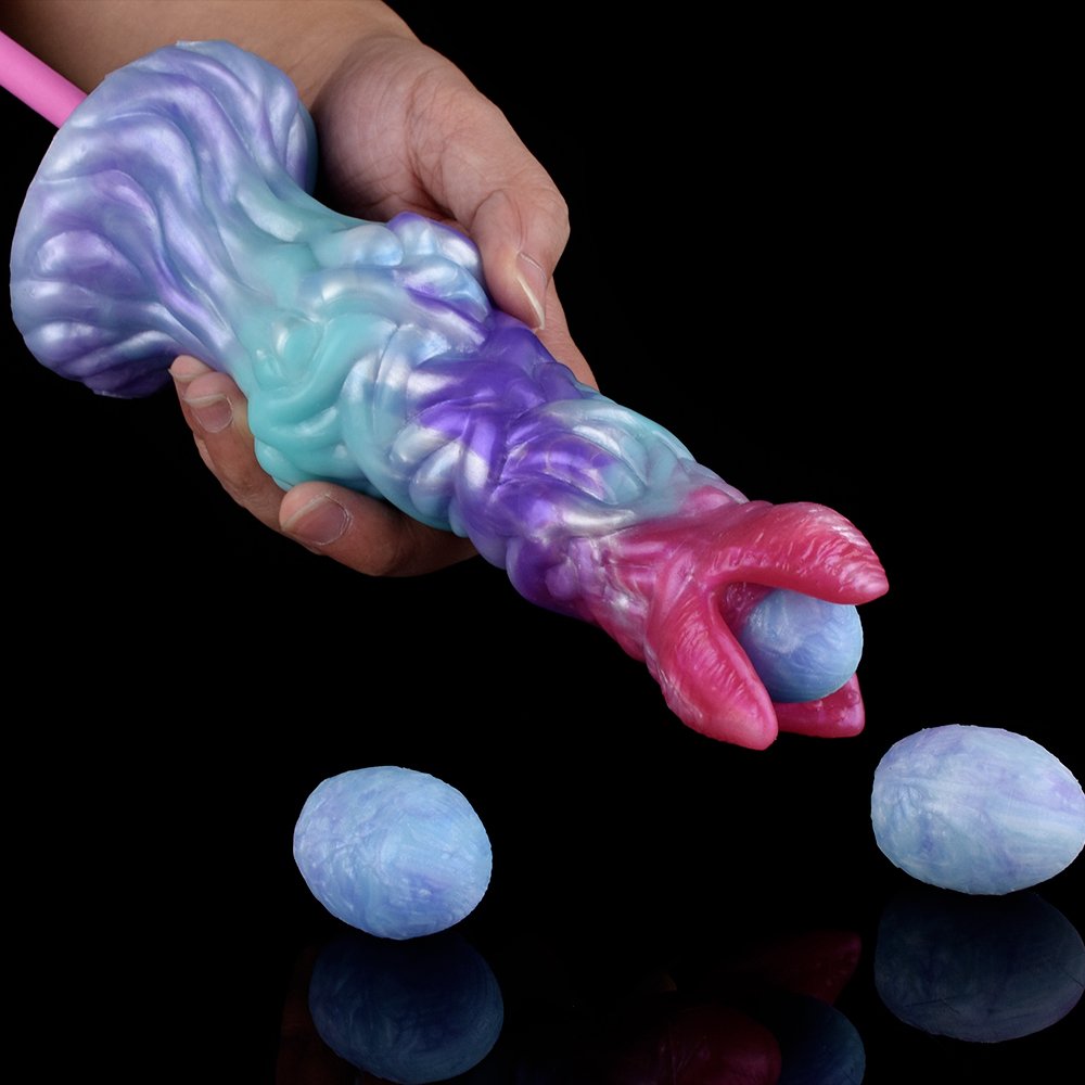 YOCY Fantasy Manual Ovipositor Toy anal Dildo Silicone Lay Egg Anal Plug Giant Alien Dildo Anal Stimulation Adult Sex Toys