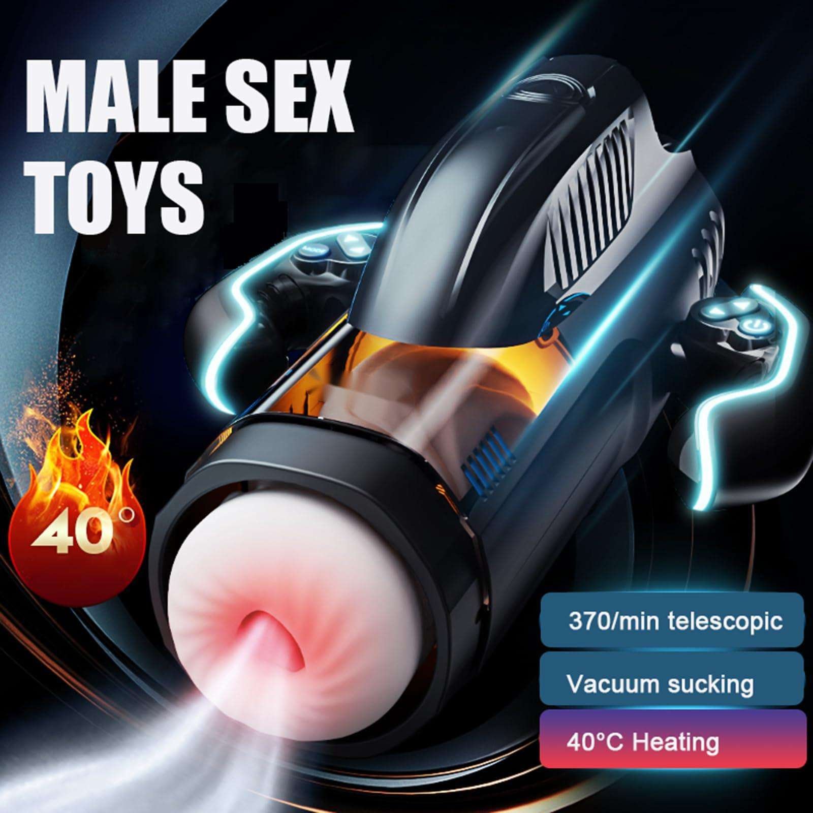 AIZHILIAN Adult sex toy shop Handle airplane cup men's automatic retractable electric clip heating masturbator oral sex artifact