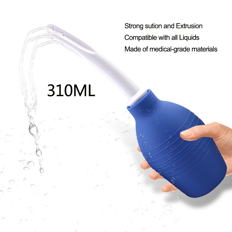 310ml Large Capacity Anal Douche Enema Bulb Vaginal Douche Enema Cleaner Kit Enema Sex Toys Anal Vaginal Syringe For Men Women