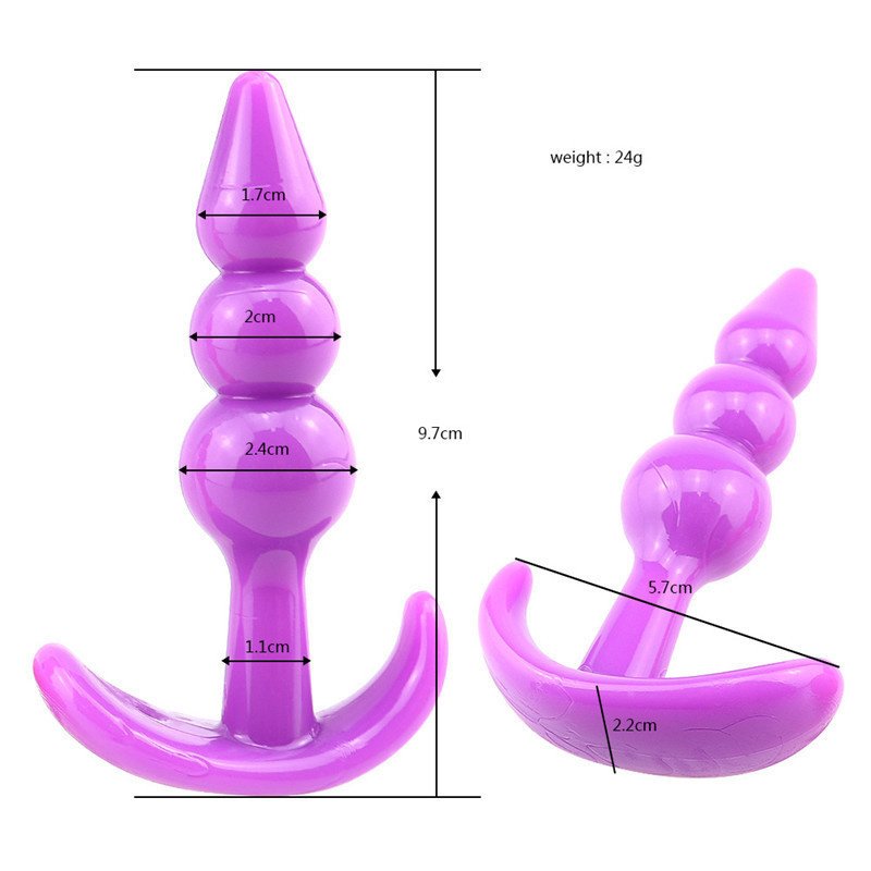 Pull Beads Anal Plug Powerful Suction Cup Silicone Female Masturbation Adult Sex Toys for Woman Man Gay