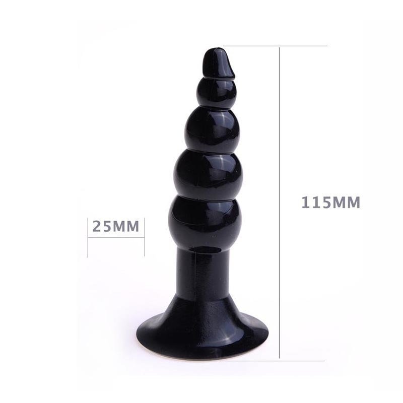 Pull Beads Anal Plug Powerful Suction Cup Silicone Female Masturbation Adult Sex Toys for Woman Man Gay