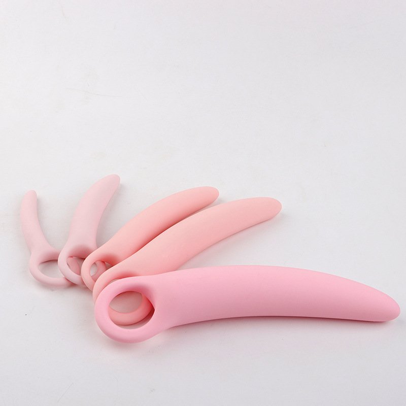 5pcs/set Moon Shape Finger Wearable Soft Silicone Anal Plug for Women Men Anal Masturbation