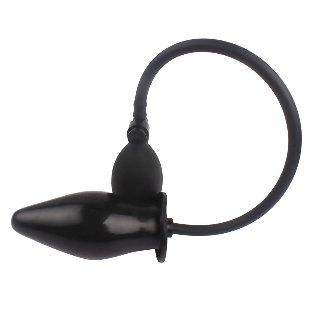 Inflatable Butt Plug Anal Stretcher Plug Silicone Flexible Dildo Sex Toy For Men full body
