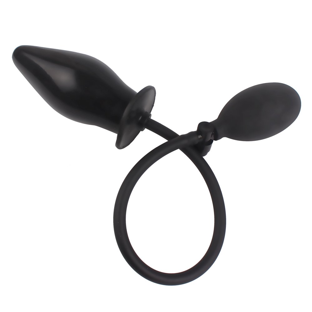 Inflatable Butt Plug Anal Stretcher Plug Silicone Flexible Dildo Sex Toy For Men full body