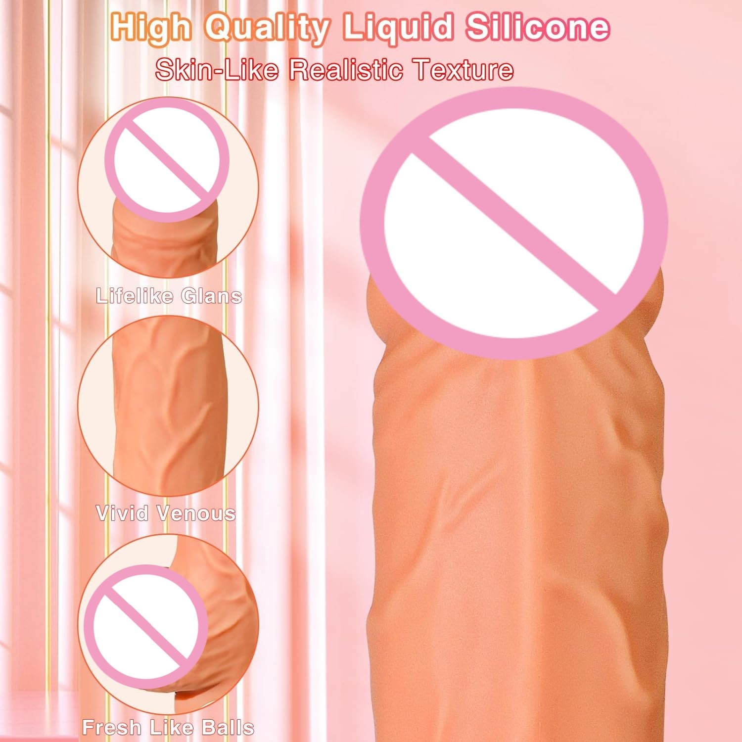 Sex Machine Thrusting Realistic Dildo Vibrator for Women with 10 Vibrating & Thrusting Modes for G Spot Clit Anal Adult Sex Toy