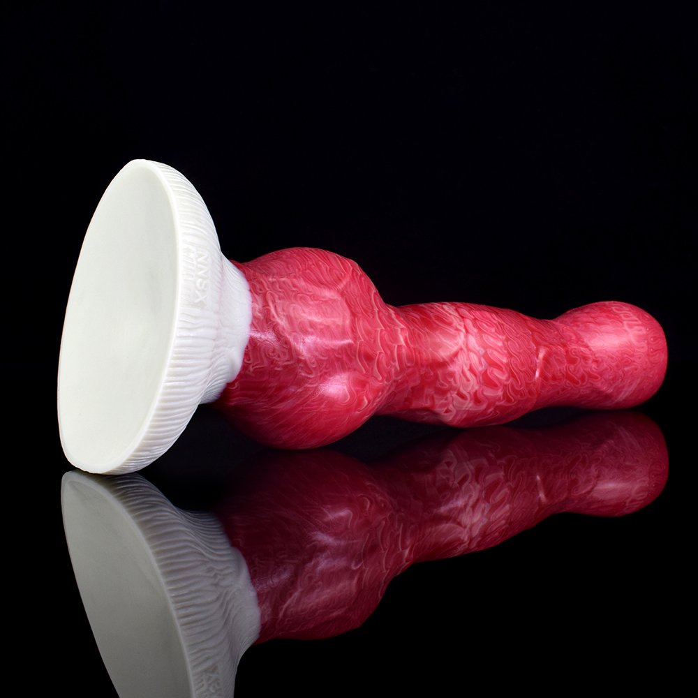 NNSX Large Knot Dog Dildo With Suction Cup Soft Silicone Long Bloody Animal Penis Plug Woman Ass Anal Sex Adult Supplies Gay Toy