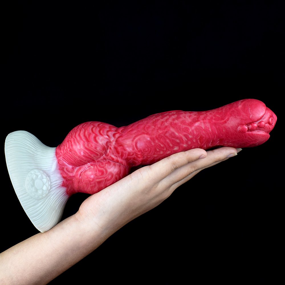 NNSX Large Knot Dog Dildo With Suction Cup Soft Silicone Long Bloody Animal Penis Plug Woman Ass Anal Sex Adult Supplies Gay Toy