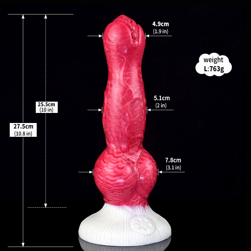 NNSX Large Knot Dog Dildo With Suction Cup Soft Silicone Long Bloody Animal Penis Plug Woman Ass Anal Sex Adult Supplies Gay Toy