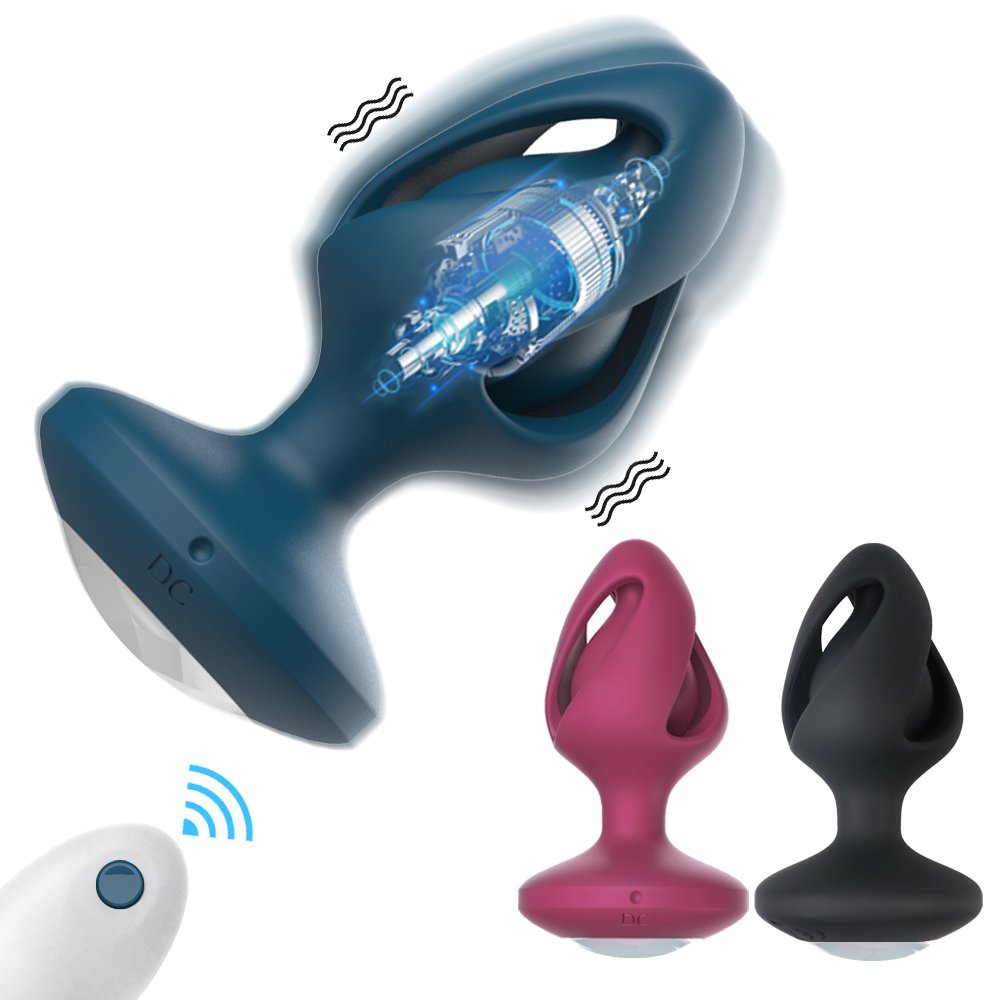 G Spot Masturbate Massager Vagina Stimulator Anal Vibrator Remote Anal Vibrator Butt Plug Sex Toys for Men Women