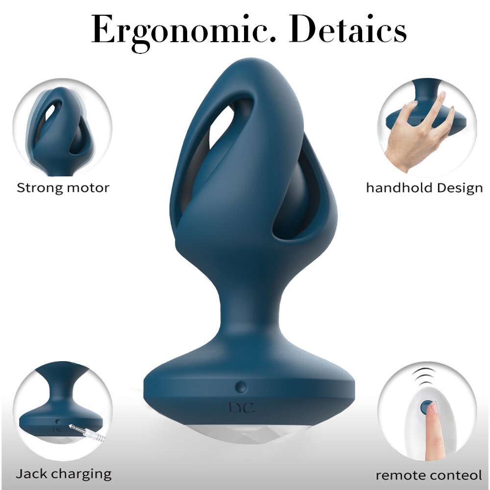 G Spot Masturbate Massager Vagina Stimulator Anal Vibrator Remote Anal Vibrator Butt Plug Sex Toys for Men Women