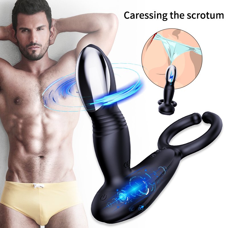 Hot Selling Male Prostate Massager Vibrators Masturbator Anal plug Butt Plug anal sex toys Adult Products