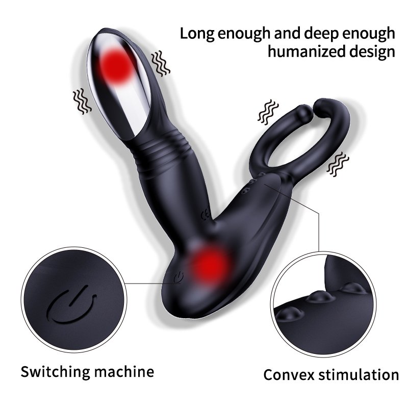 Hot Selling Male Prostate Massager Vibrators Masturbator Anal plug Butt Plug anal sex toys Adult Products