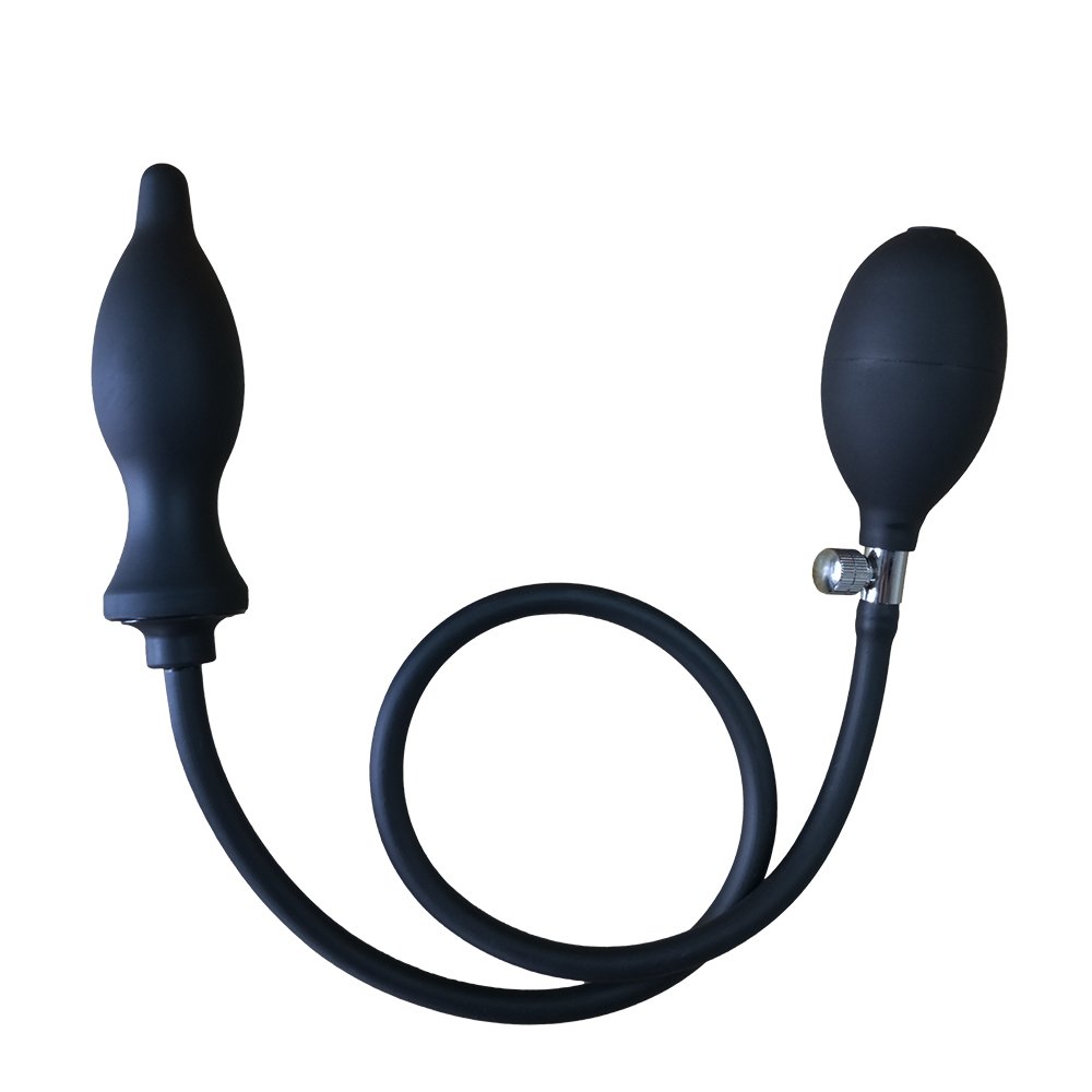 Inflatable Butt Plug Body-Safe Medical Grade Waterproof Stretch Anal with Quick Release Valve Suitable for Beginners