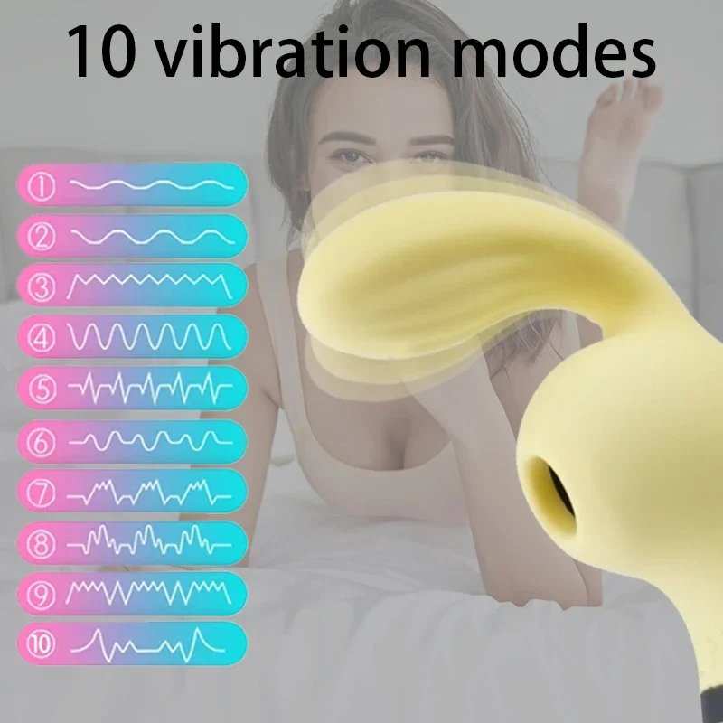 Bee Shape Clitoris Sucking Vibrator Sucker Chargeable Silicone Sex Toys Finger Oral Nipple Stimulator Sex Toy For Women