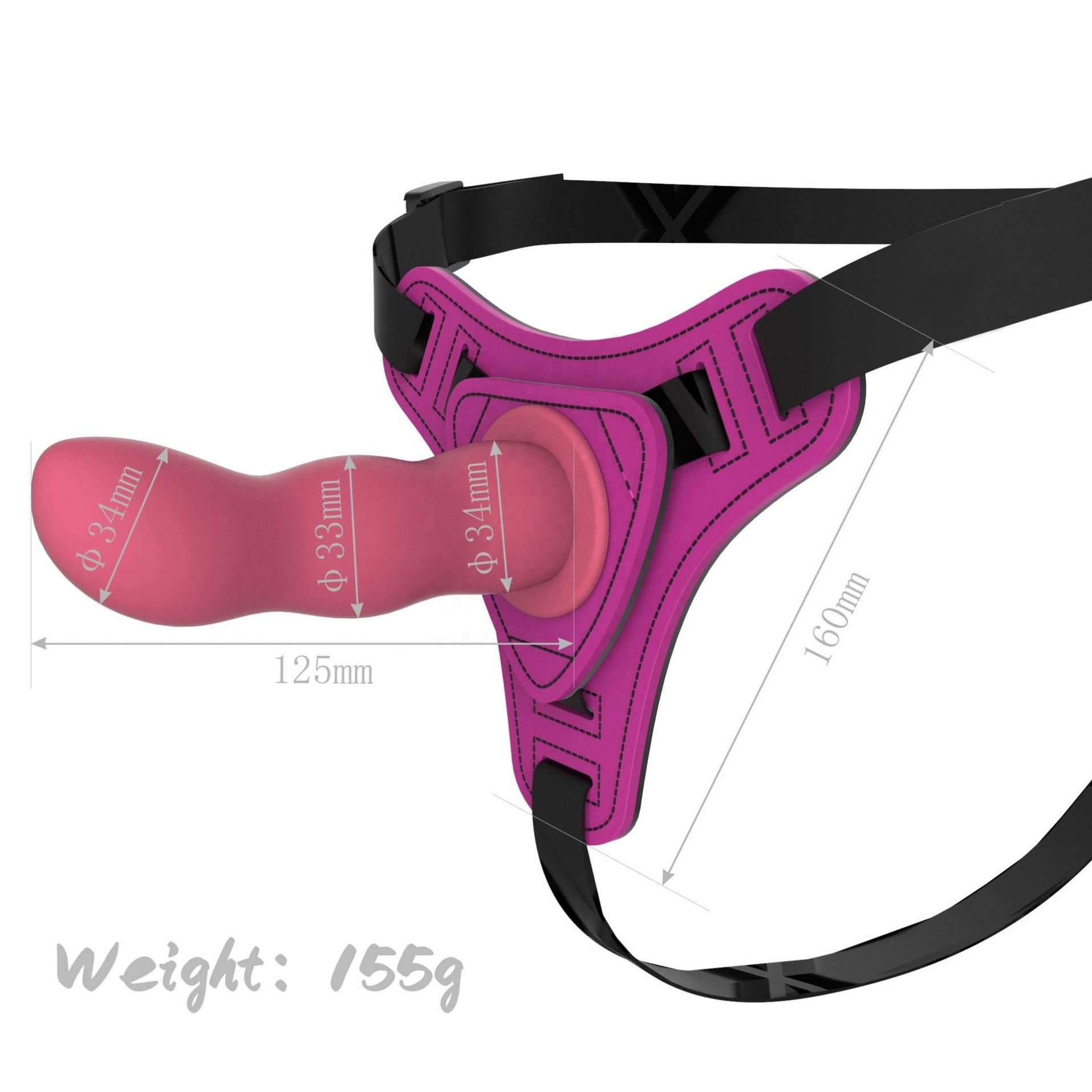 GP Strap-on Dildo Adult Sex Toys Wearable Strap On Dildo Sex Toy for Men Women Couples G-Spot Stimulator Sex Toys