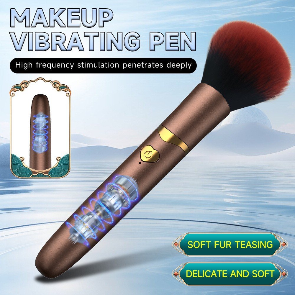 10 Modes Make Up Brush Cosmetic Brush Vibrator Clitoris G-Spot Stimulator Anal Massager Female Masturbator Sex Toys For Woman%