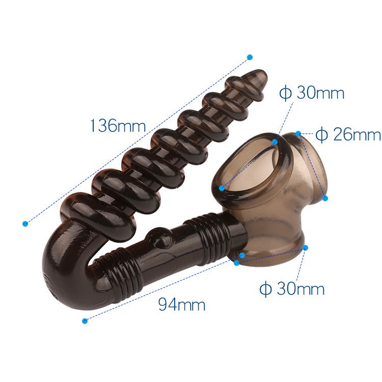Male Prostate Massager Cock Ring Anal Plugs Dildo G-spot Spiral Anal Beads Butt plug for Woman Man Gay Sex Shop