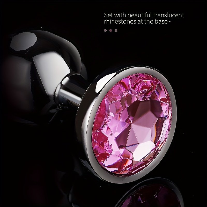 Factory wholesale Metal Anal Plug Stainless Butt Plug Adult Anal Sex Toys Crystal Jewelry Anal Butt Plug For Men Woman
