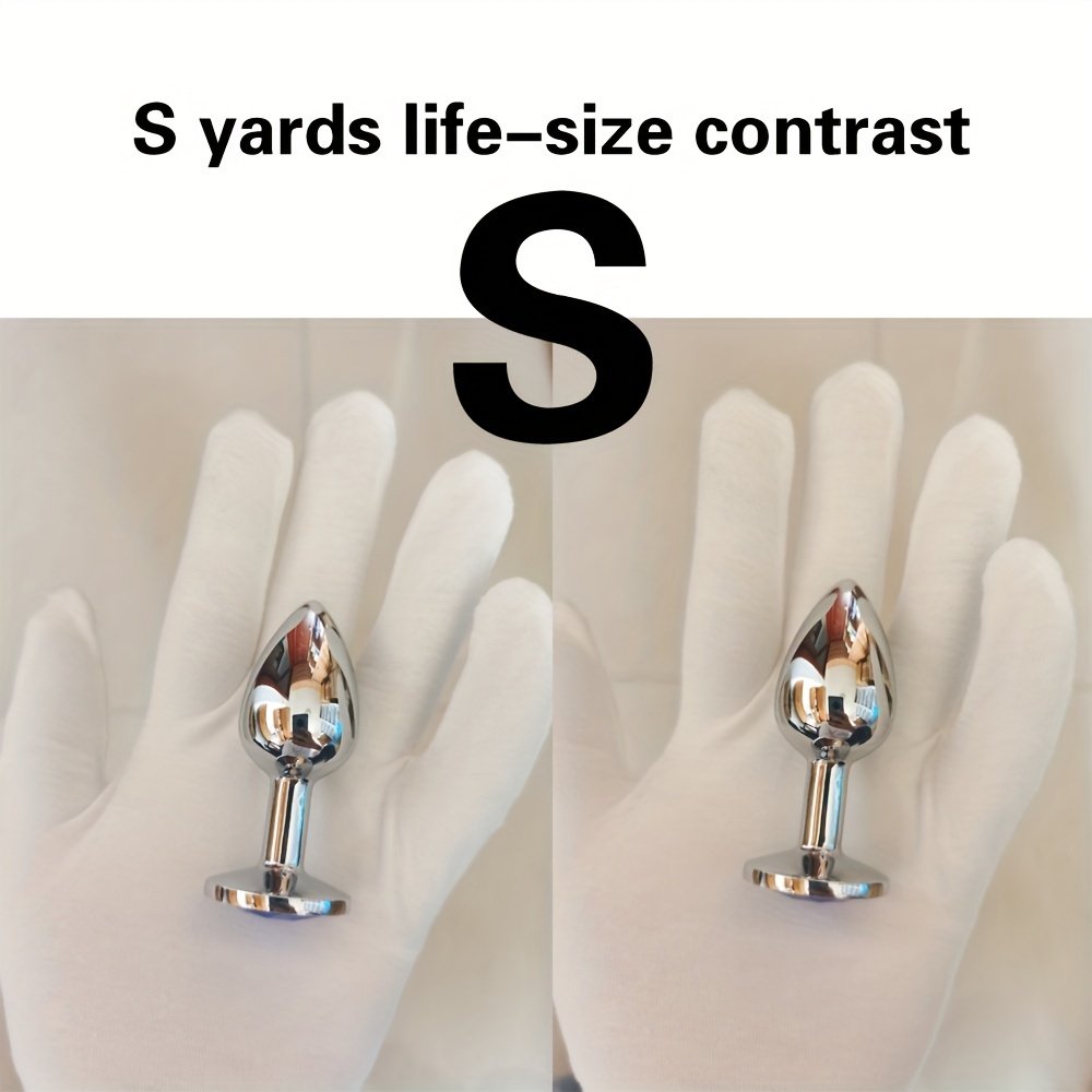 Factory wholesale Metal Anal Plug Stainless Butt Plug Adult Anal Sex Toys Crystal Jewelry Anal Butt Plug For Men Woman