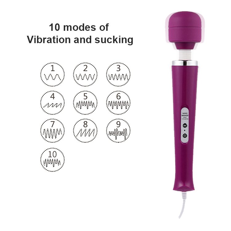 SUMMER VIBE manual-wired control wand handheld massager products silicone vibrator massage products adult sex toys for women