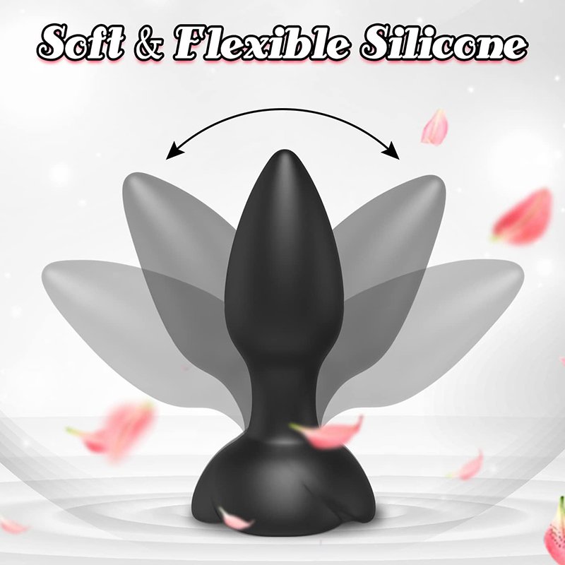 Best Seller Wireless Remote Control Rose Anal Plug Male and Female Masturbation Vibrating Prostate Sex Toys Massager for Men
