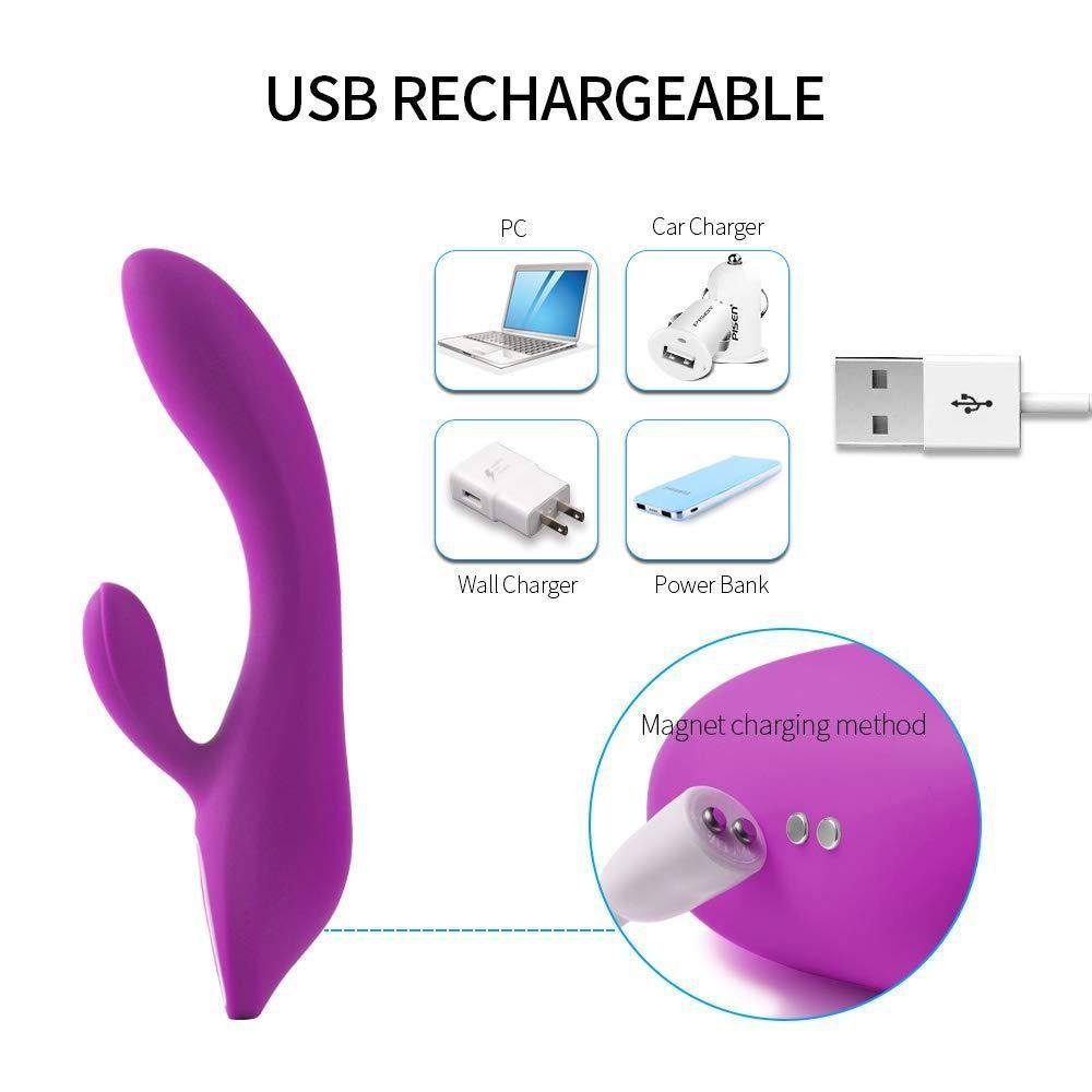 Dual Vibrating Erotic Anal Vagina Massage Sex Toys Dildo Rabbit Vibrator Vibrators For Women G-spot Masturbator