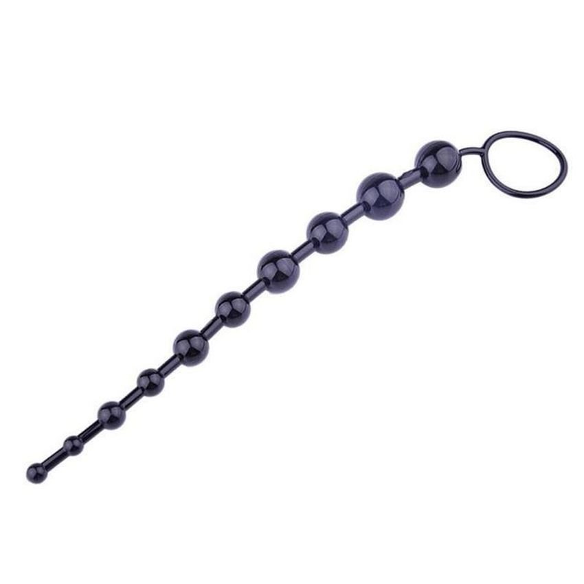 2024 New Pulling Bead Back Court Anal Stopper Extra Long Male Female Shared Sex Toy Adult Sexual Products