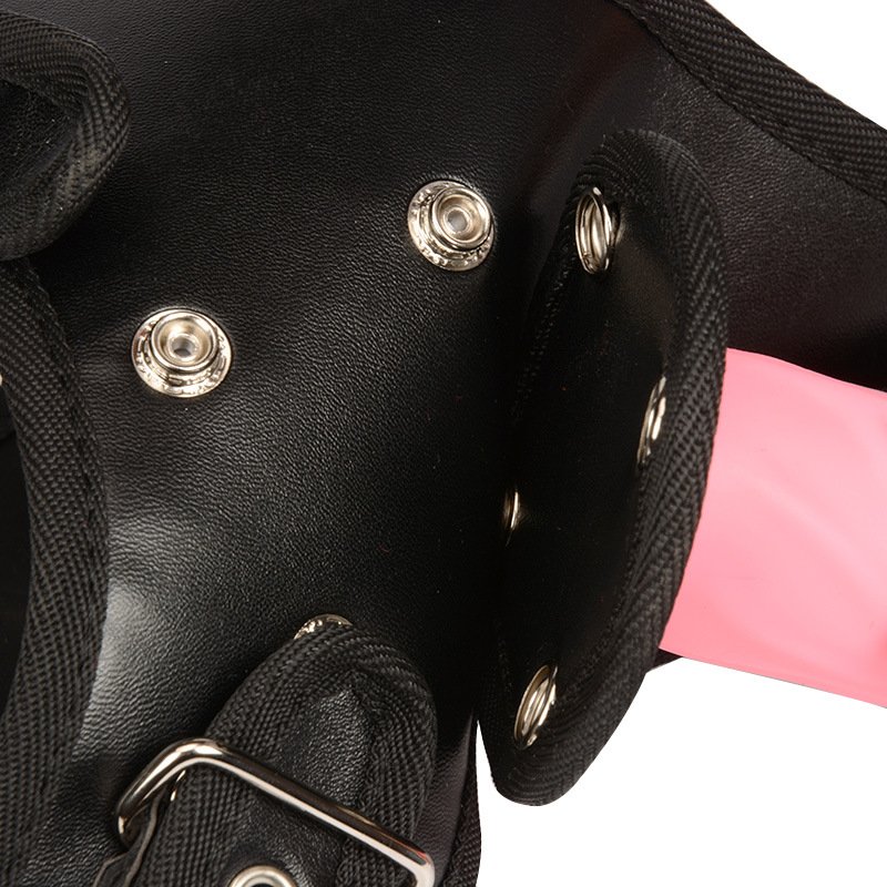 3 Size Pink Strapless Strap On Dildo Harness Lesbian Sex Toys For Women Men Leather Strapon 3 Dildos Underpant Chastity Belt