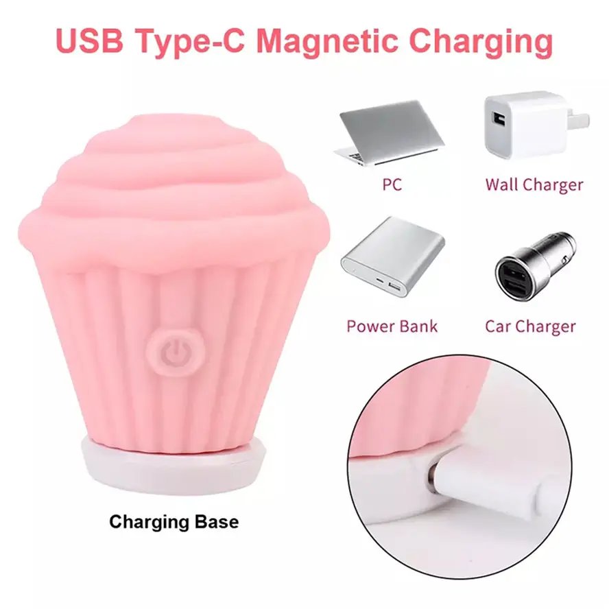 Ice Cream Vibrator 5 Modes Silicone sex toy for women strong sucking vibrator